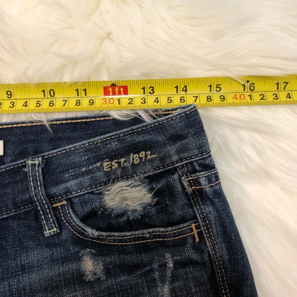 Abercrombie & Fitch Denim Shorts - Size 0 - Picture 6 of 8
